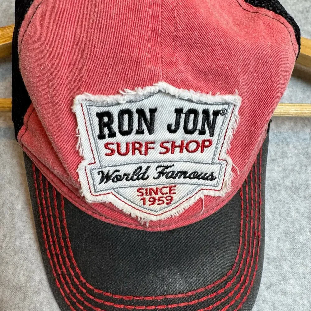 Ron Jon Surf Shop Baseball Cap Hat Trucker Grunge Casual Boho Hippie Streetwear